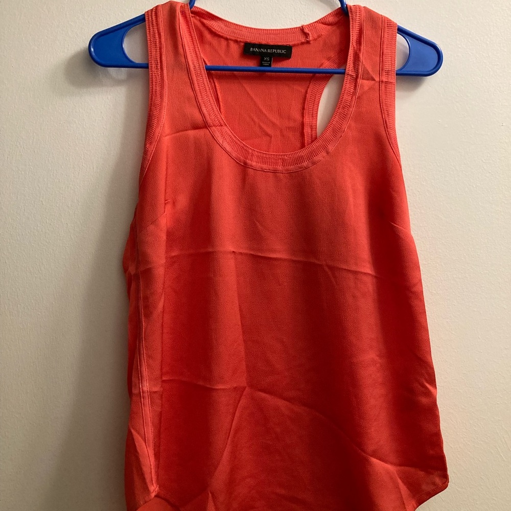 Coral Banana Republic Tank